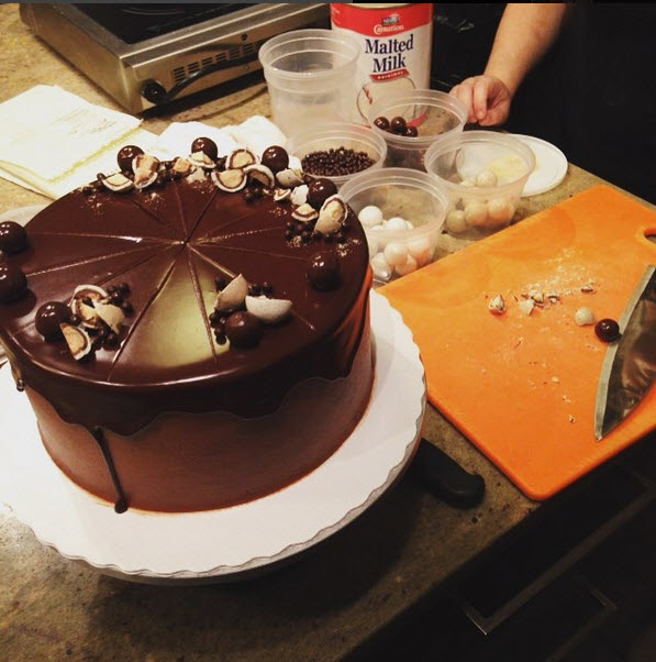 Our Chocolate Malt Cake